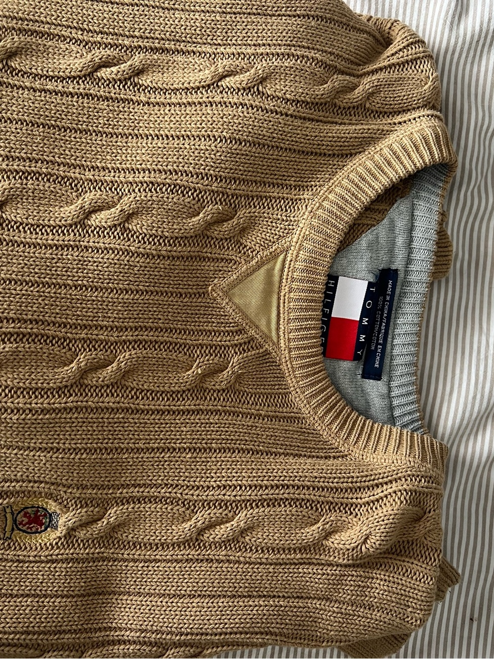 Vintage Tommy Hilfiger Cable Knit Sweater
